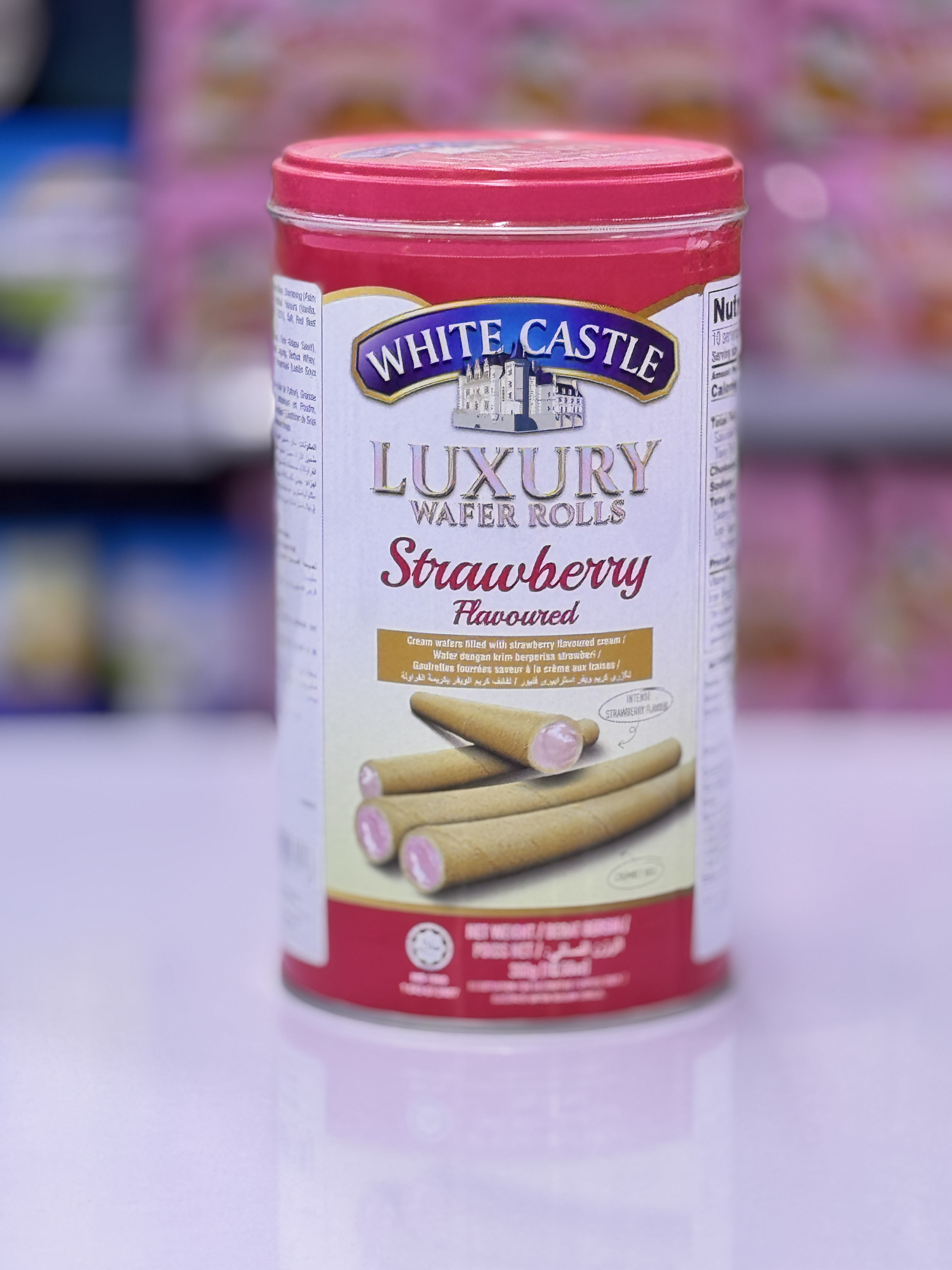 ویفر رولی لاکچری وایت کستل ۳۰۰ گرمی